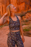 Commit Crop Top | Dancing Lupine/Equinox