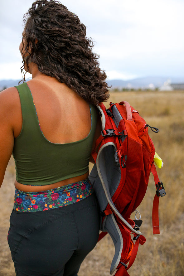 Push On Crop Top |Berry Bush/Ranger